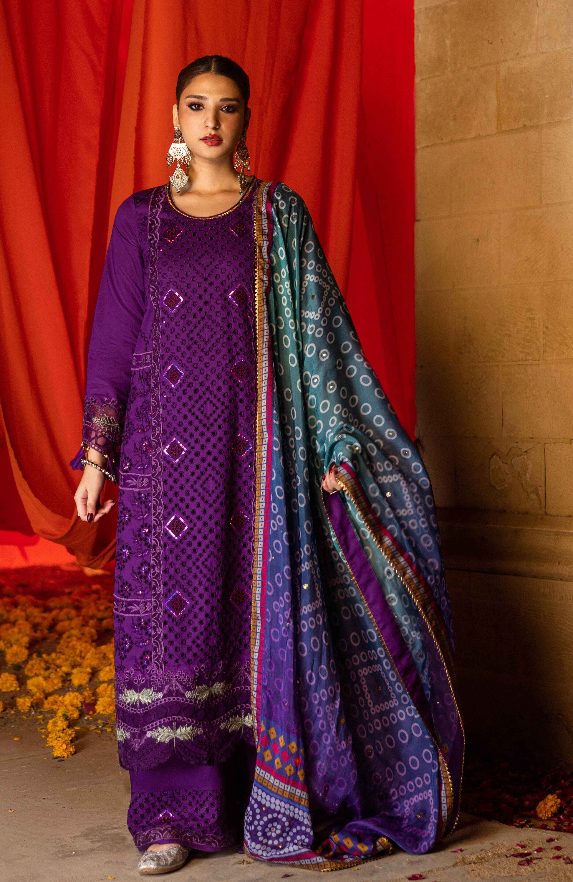 Al Zohaib | Bandhani The Tale of Jaipur 25 | BTJ-25-09 - Official Al Zohaib stockist in UK - Sakeena London