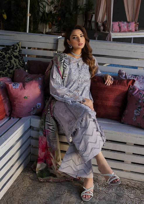 Kahf Premium | Luxury Lawn 25 | KLR-04 Lilia - Official Kahf Premium stockist in UK - Sakeena London