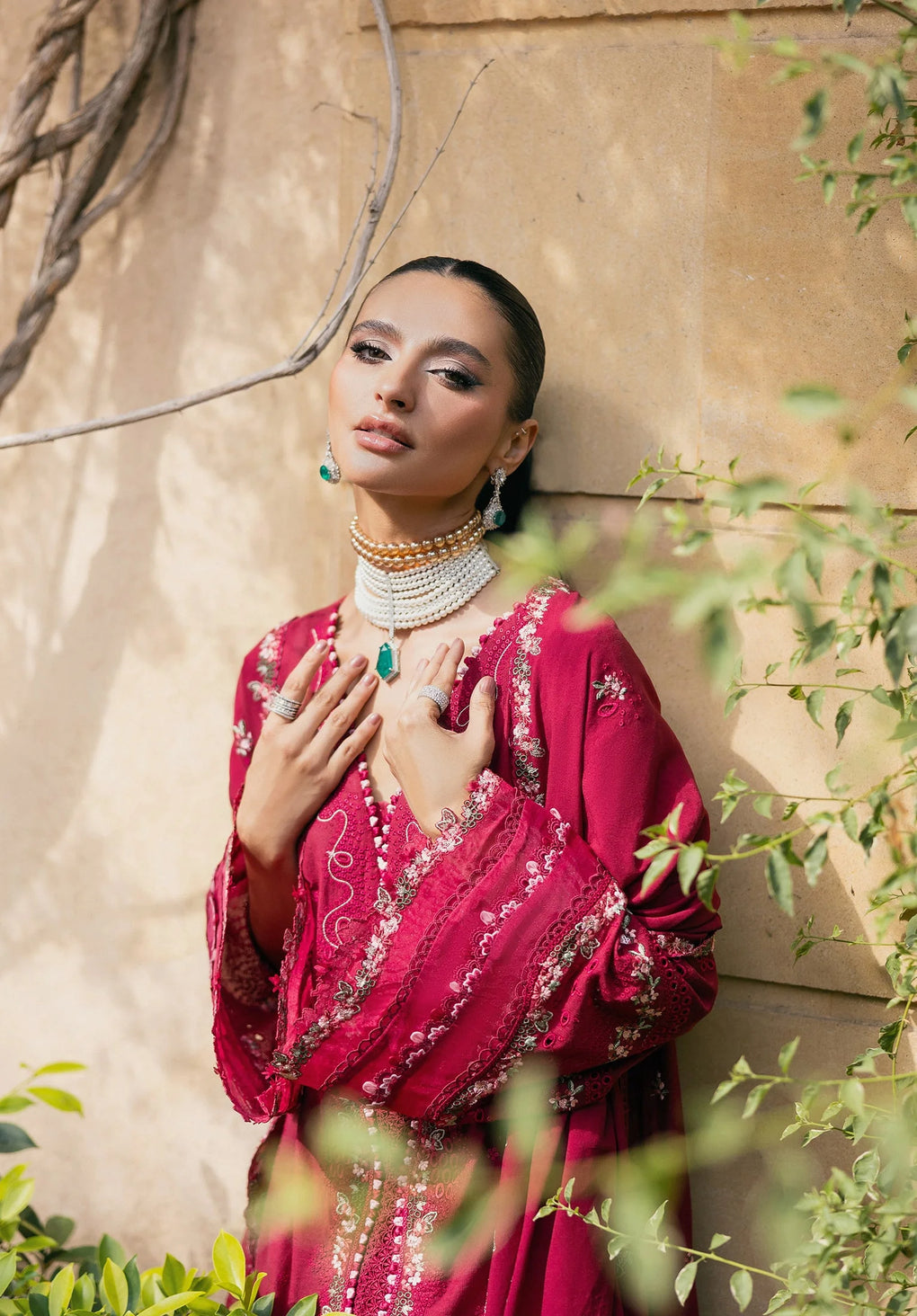 Elaf Premium | Luxury Winter 25 | EWK-6A VELVROSE - Official Elaf Premium stockist in UK - Sakeena London