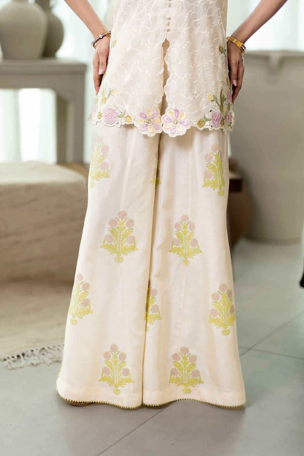 Wahaj M Khan | Sanam Luxe | Ivory Fleur Sanam