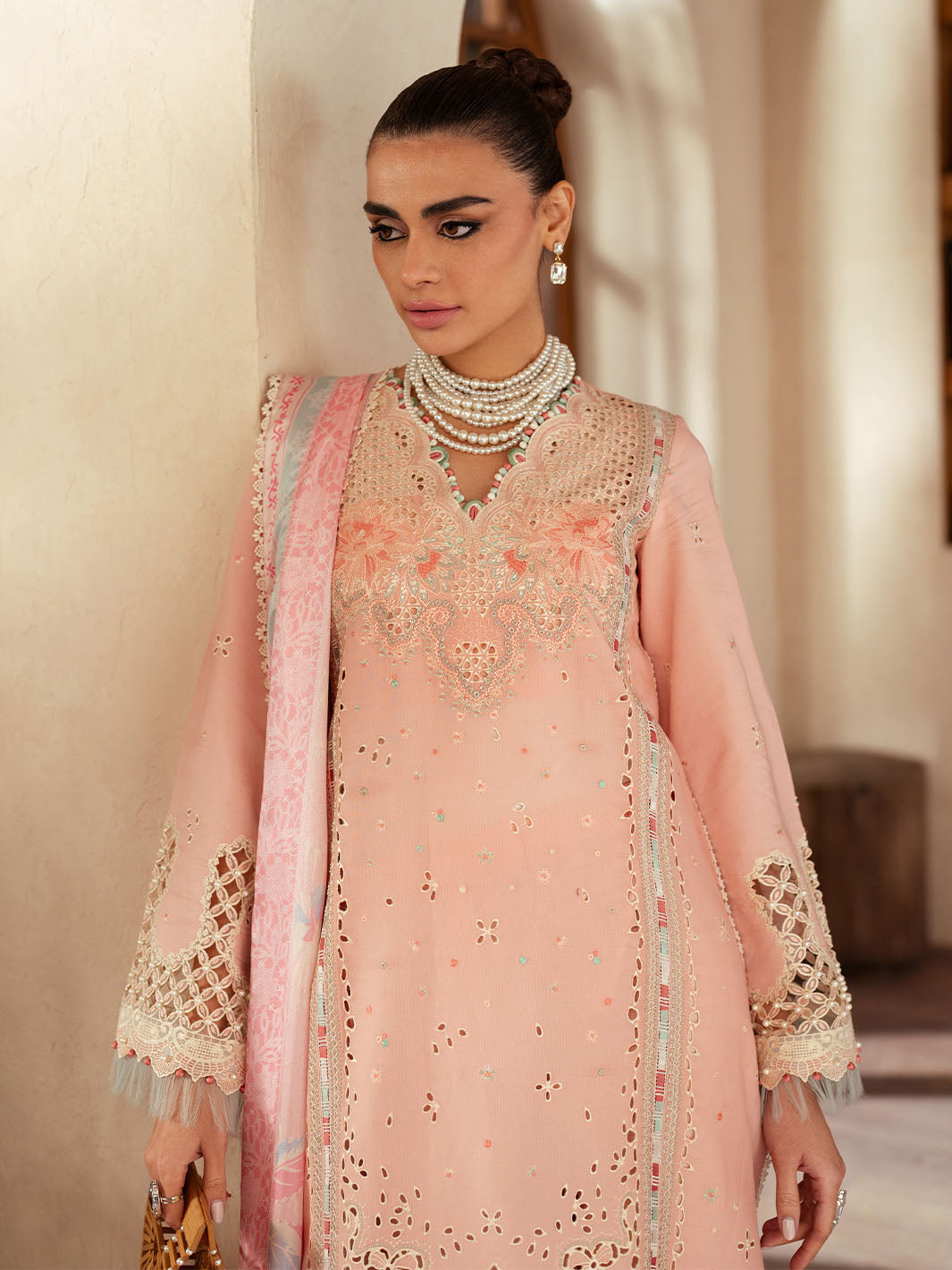 Bin Ilyas | Mehroze Luxury Lawn 25 | 91 - B - Official Bin Ilyas stockist in UK - Sakeena London