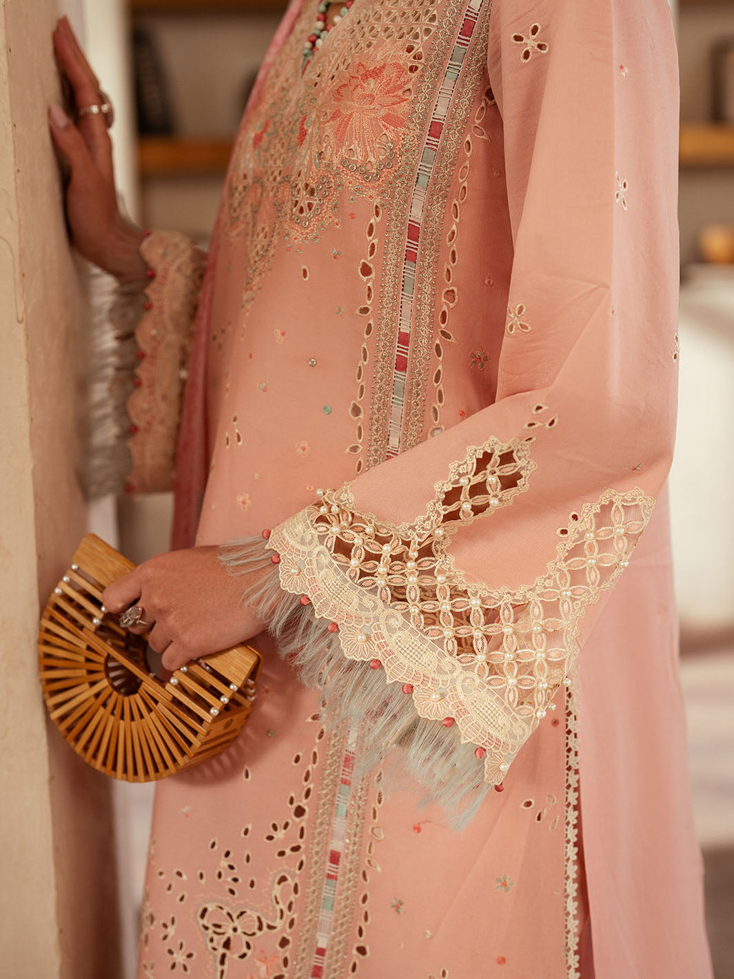 Bin Ilyas | Mehroze Luxury Lawn 25 | 91 - B - Official Bin Ilyas stockist in UK - Sakeena London