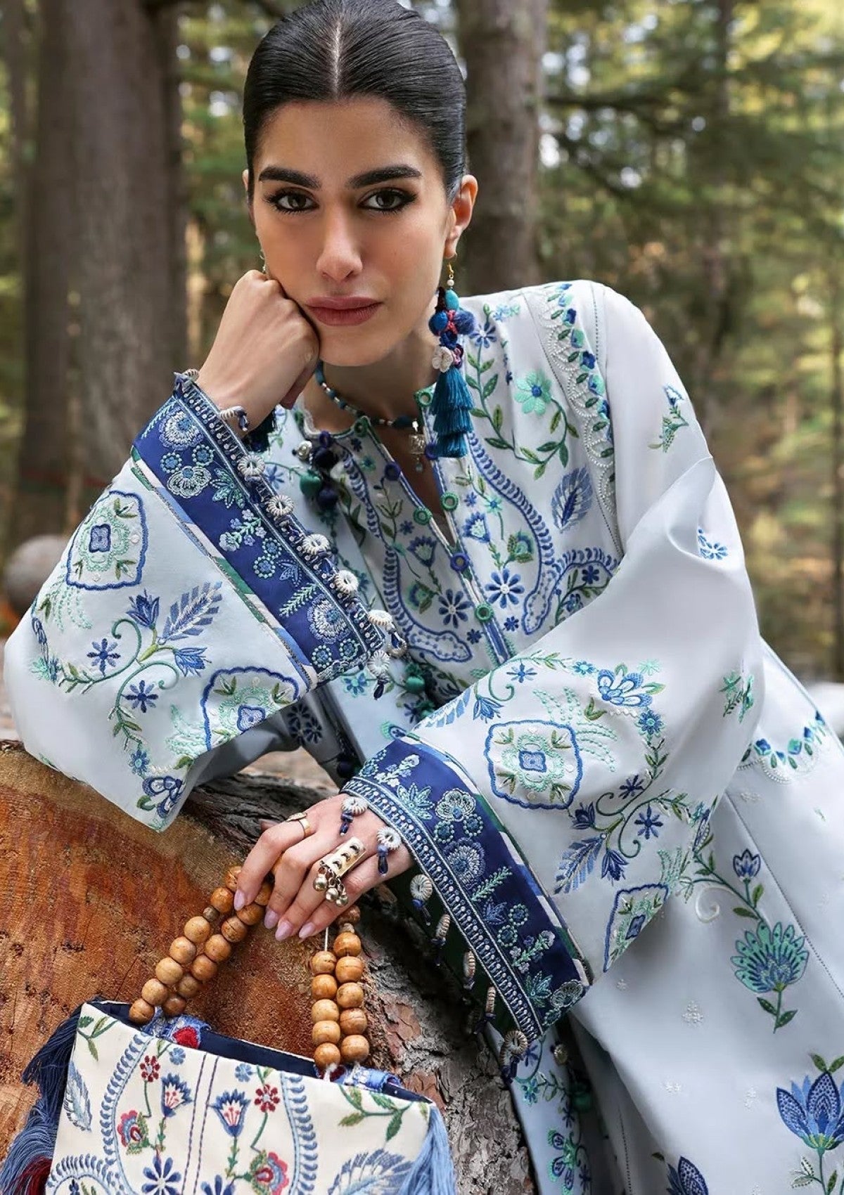 Lawn - Zaha - Unstitched Lawn 25 - KASHUR (ZL25-11 A)