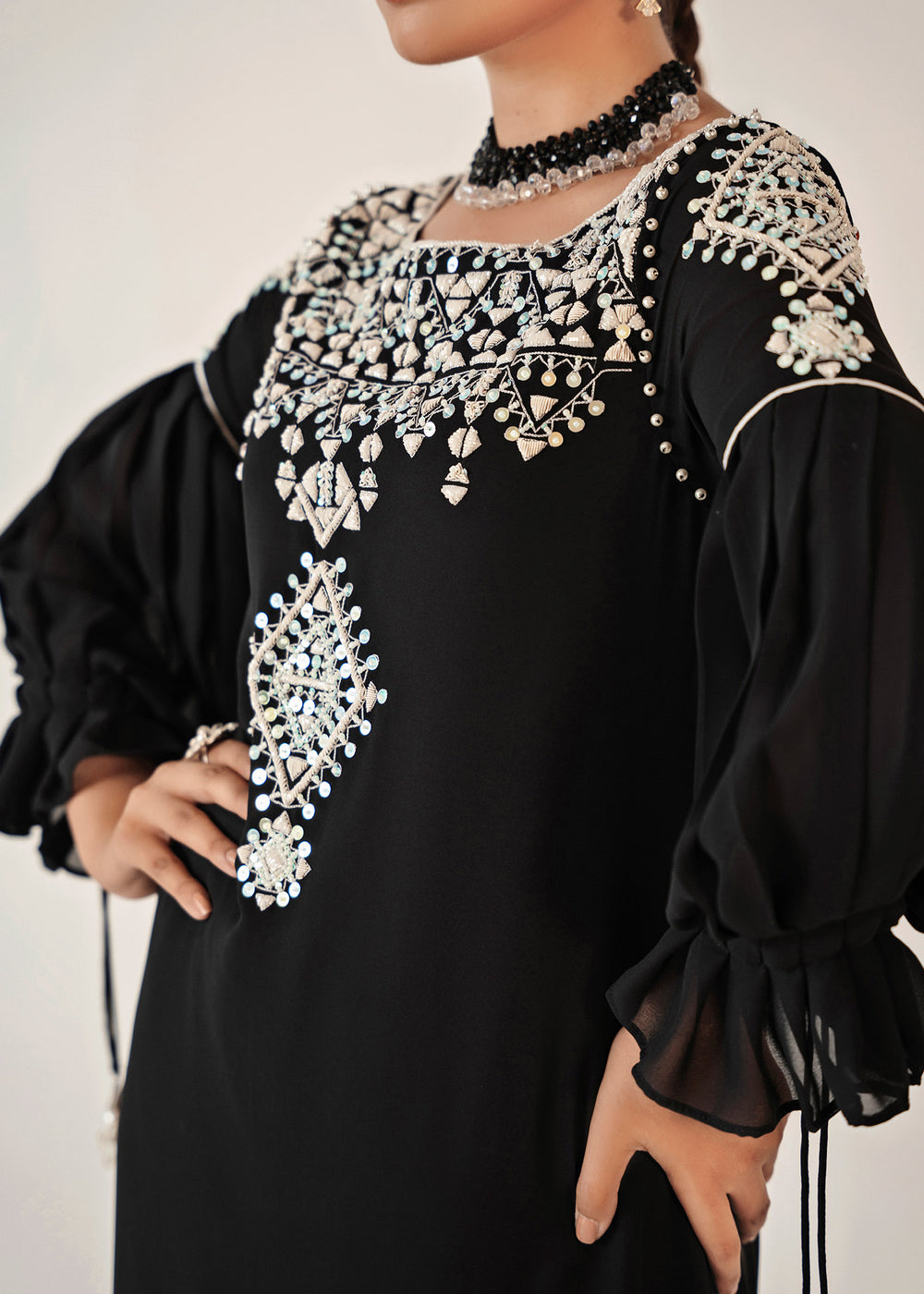 Dastoor | Euphoria Luxury Pret 24 | Noir - Official Dastoor stockist in UK - Sakeena London