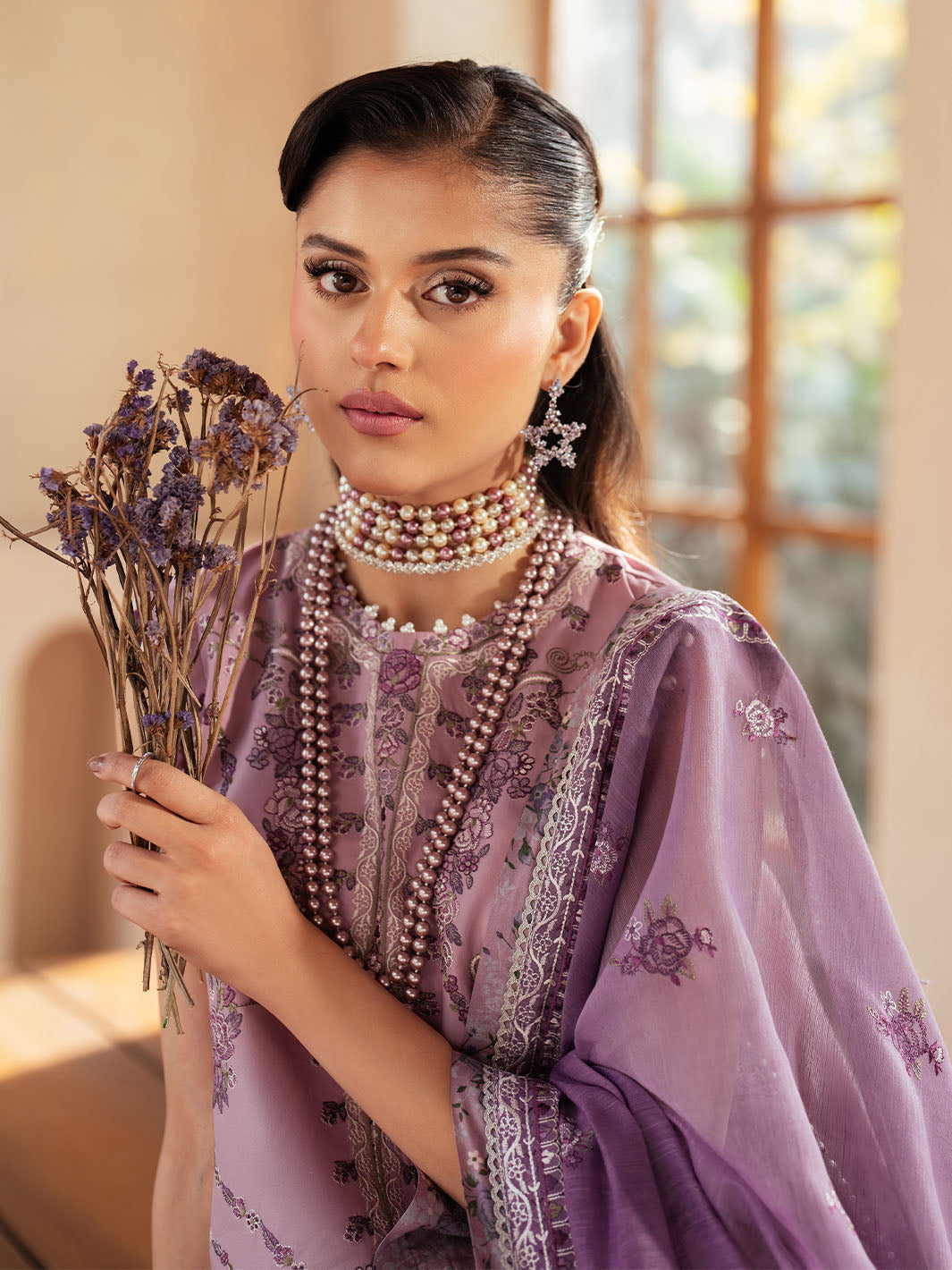 Bin Ilyas | Mehroze Luxury Lawn 25 | 93 - A - Official Bin Ilyas stockist in UK - Sakeena London