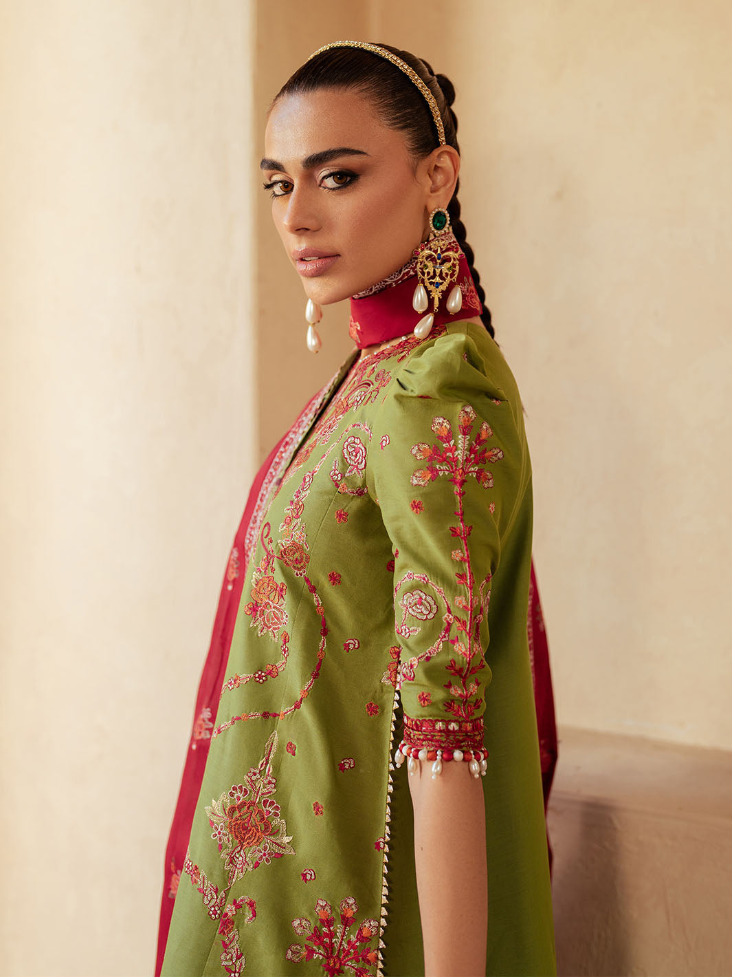 Bin Ilyas | Mehroze Luxury Lawn 25 | 93 - B - Official Bin Ilyas stockist in UK - Sakeena London