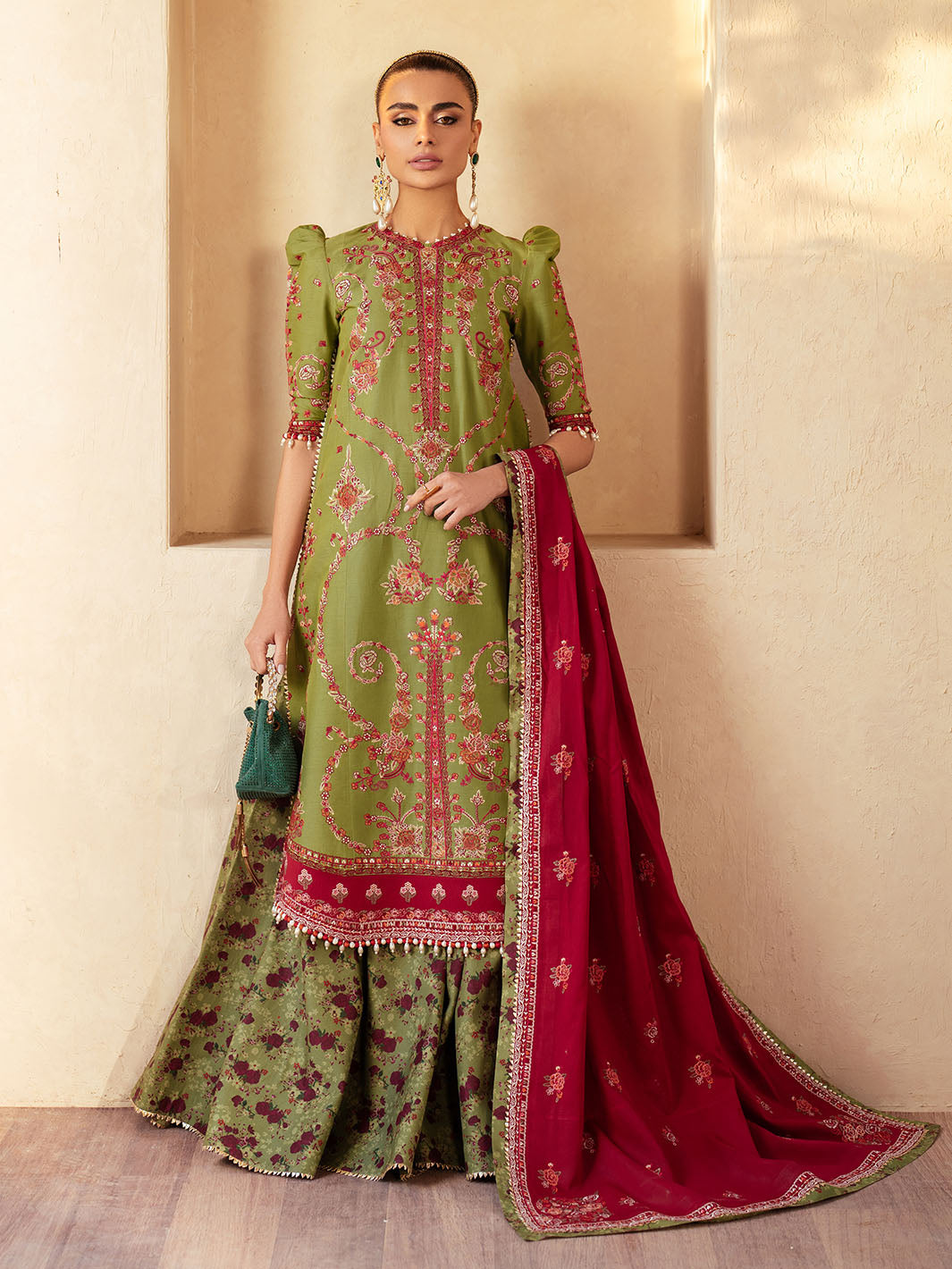 Bin Ilyas | Mehroze Luxury Lawn 25 | 93 - B - Official Bin Ilyas stockist in UK - Sakeena London