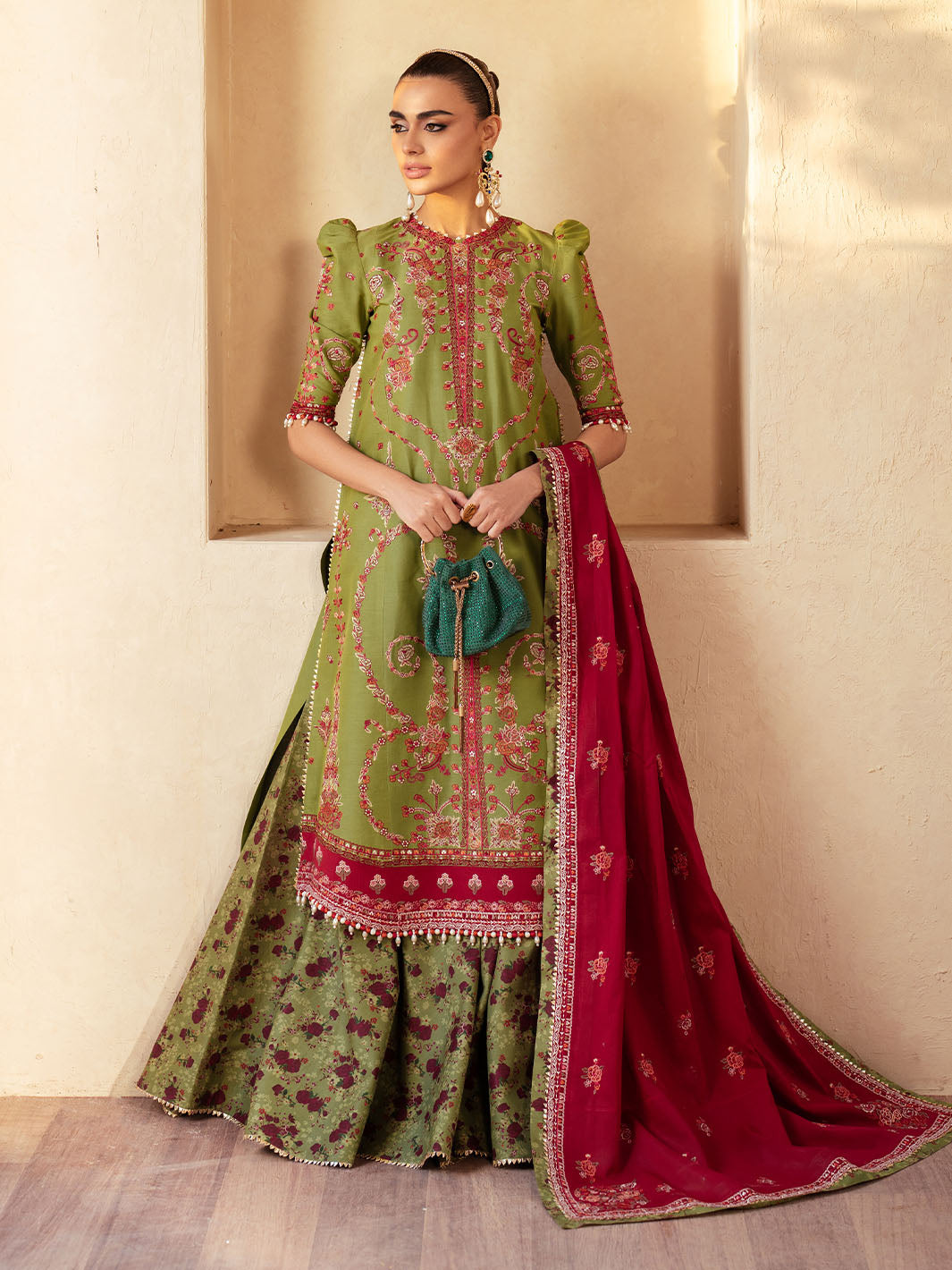 Bin Ilyas | Mehroze Luxury Lawn 25 | 93 - B - Official Bin Ilyas stockist in UK - Sakeena London