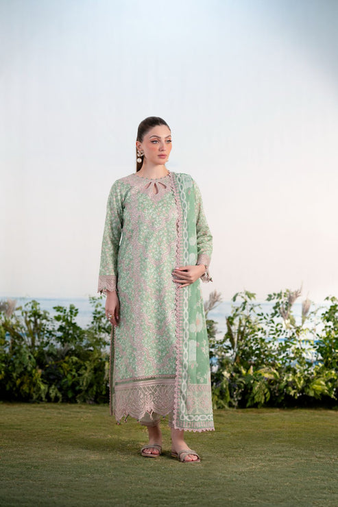 Aabyaan | Shezlin Chikankari Ramadan Edit 25 | EBRU (AR-16) - Official Aabyaan stockist in UK - Sakeena London