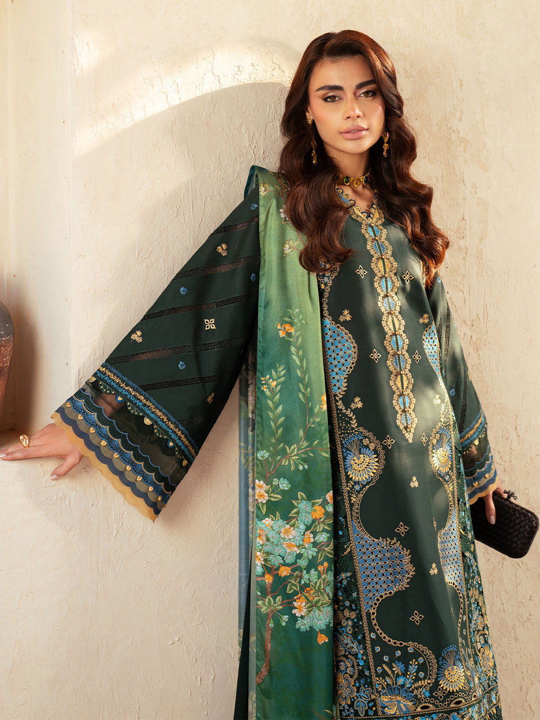 Bin Ilyas | Mehroze Luxury Lawn 25 | 94 - A - Official Bin Ilyas stockist in UK - Sakeena London