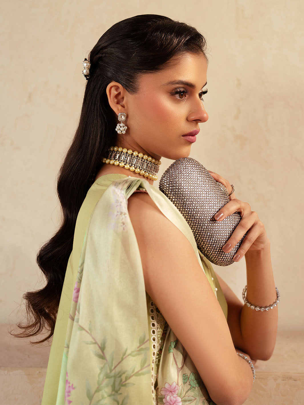 Bin Ilyas | Mehroze Luxury Lawn 25 | 94 - B - Official Bin Ilyas stockist in UK - Sakeena London