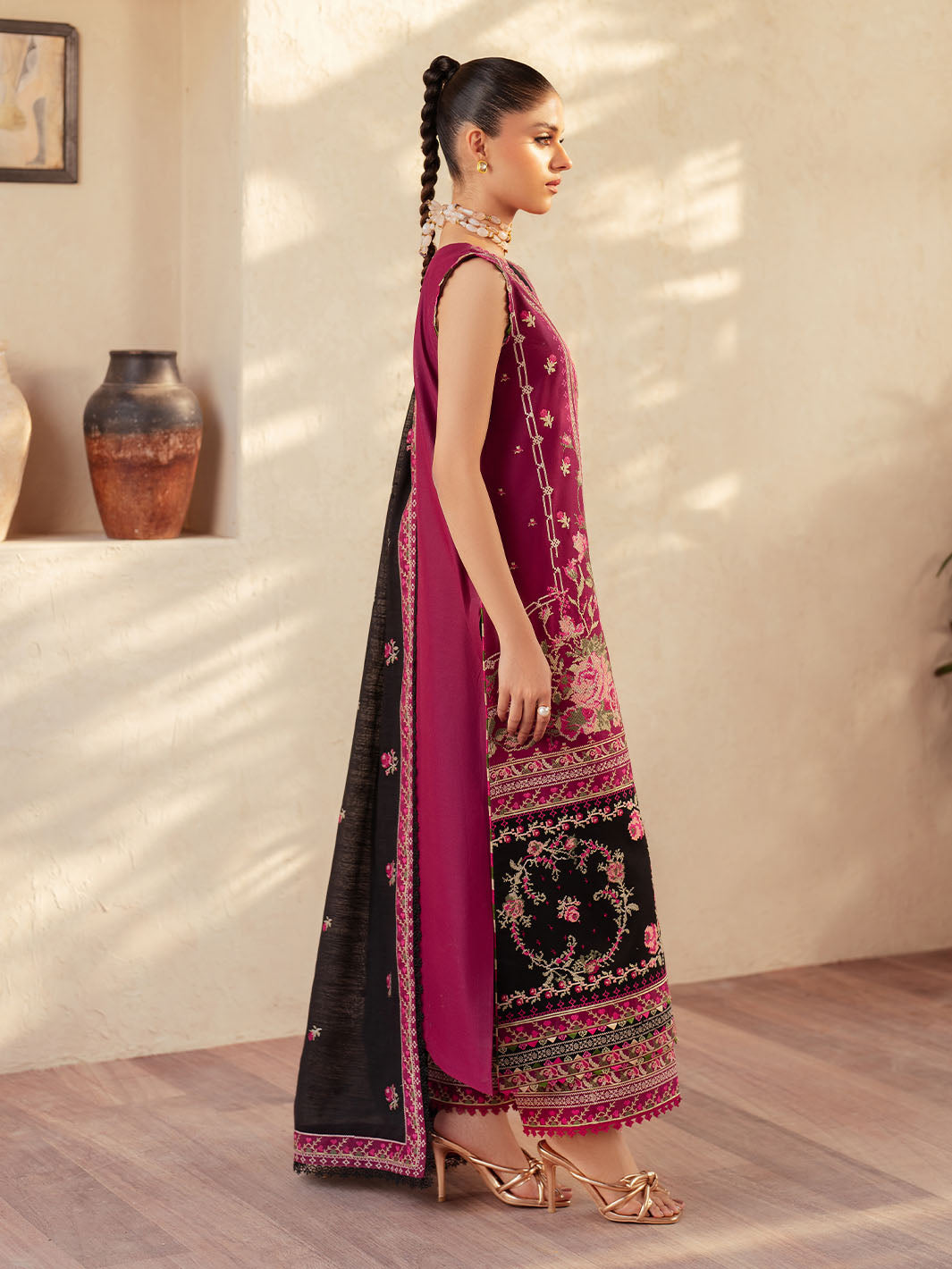 Bin Ilyas | Mehroze Luxury Lawn 25 | 95 - A - Official Bin Ilyas stockist in UK - Sakeena London