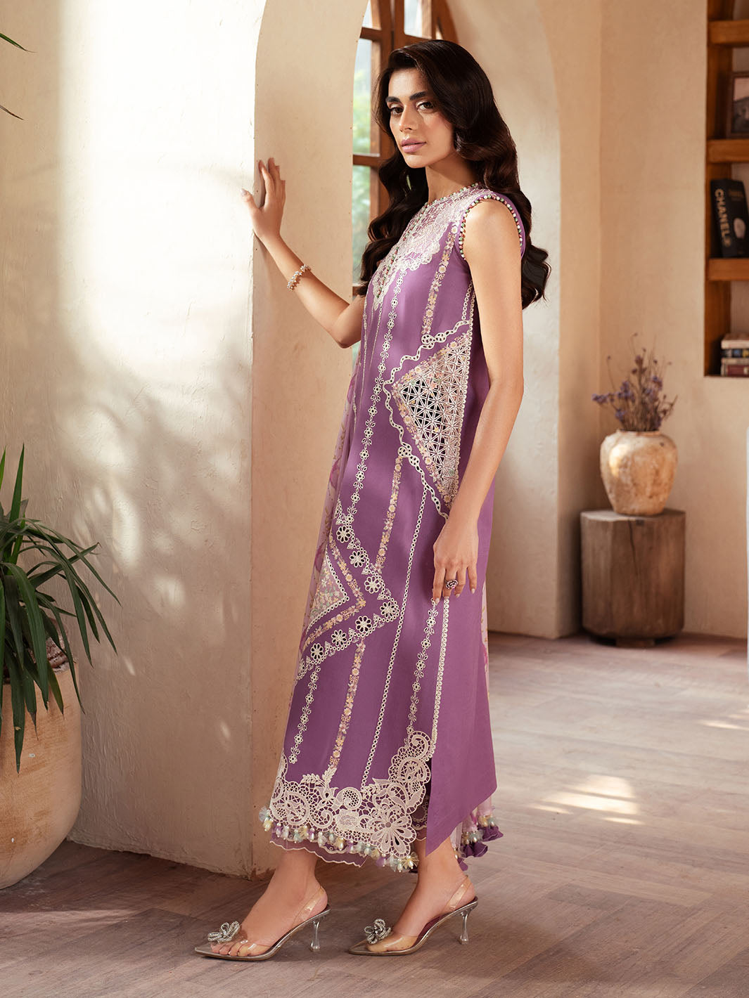 Bin Ilyas | Mehroze Luxury Lawn 25 | 96 - A - Official Bin Ilyas stockist in UK - Sakeena London