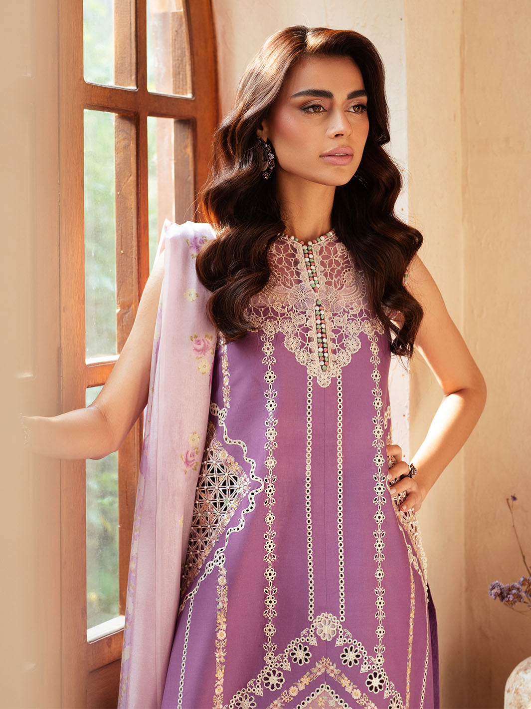 Bin Ilyas | Mehroze Luxury Lawn 25 | 96 - A - Official Bin Ilyas stockist in UK - Sakeena London