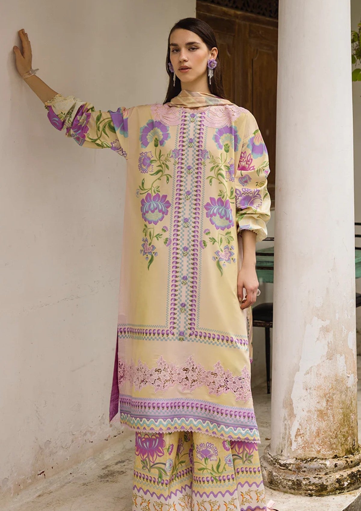 Lawn - Mushq - Hemline - La Dolce - Prints - D#02A - Dulcina