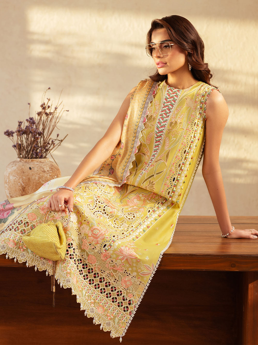 Bin Ilyas | Mehroze Luxury Lawn 25 | 97 - B - Official Bin Ilyas stockist in UK - Sakeena London