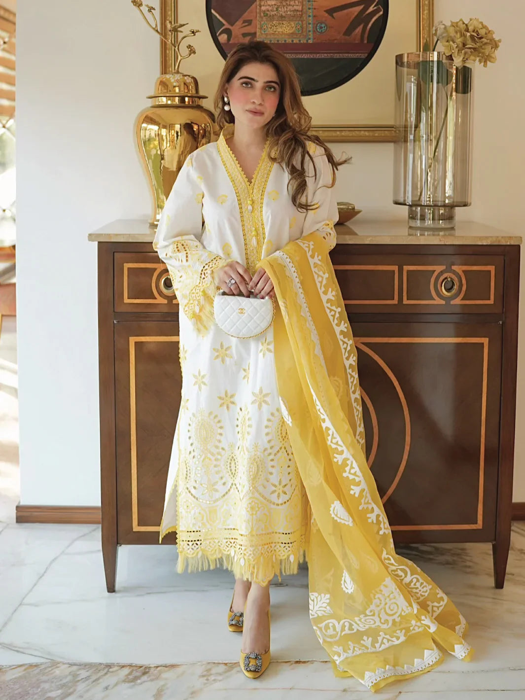 Faiza Faisal | Maya Luxury Lawn | Ceren - Official Faiza Faisal stockist in UK - Sakeena London