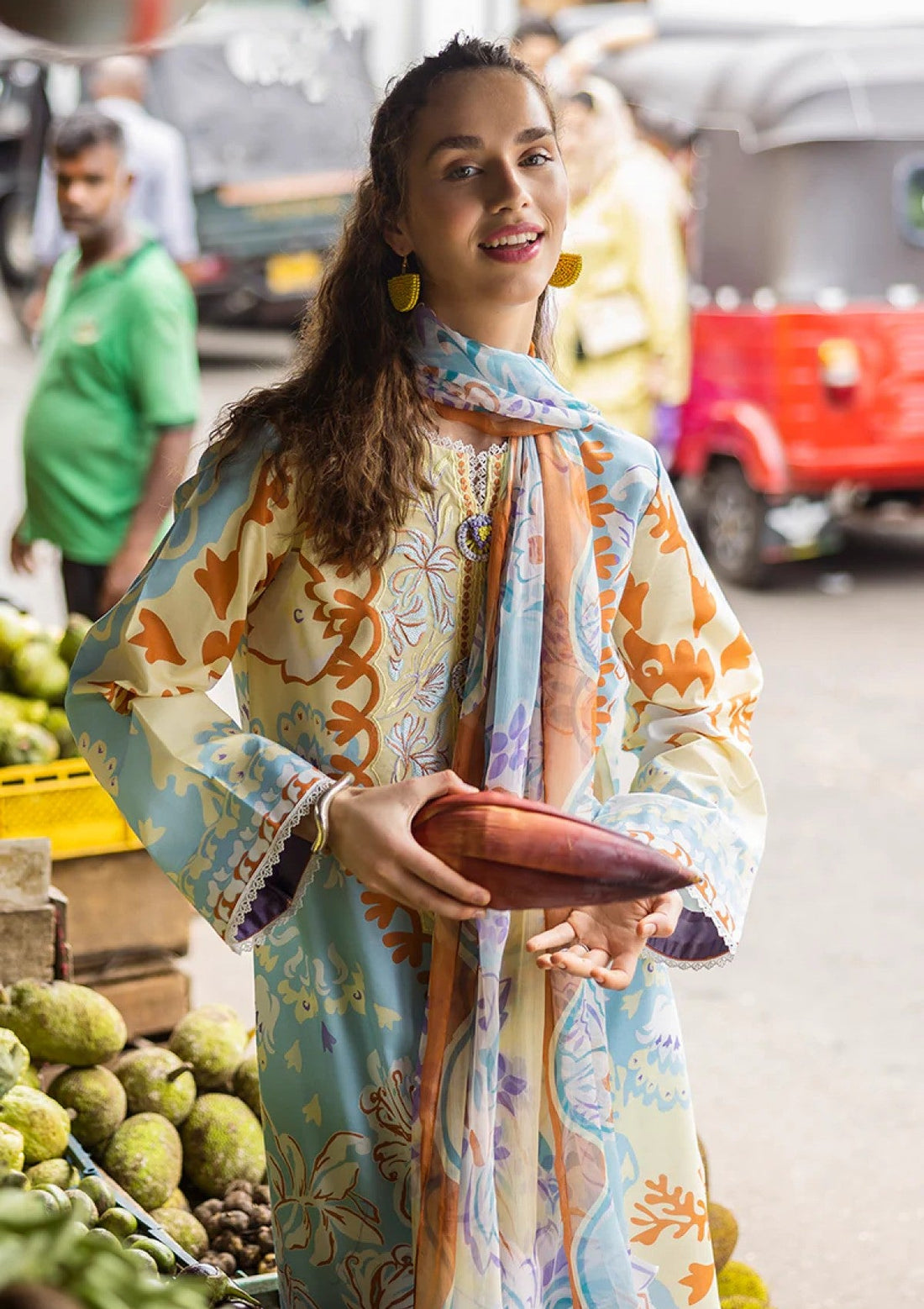 Lawn - Mushq - Hemline - La Dolce - Prints - D#3A - Zita