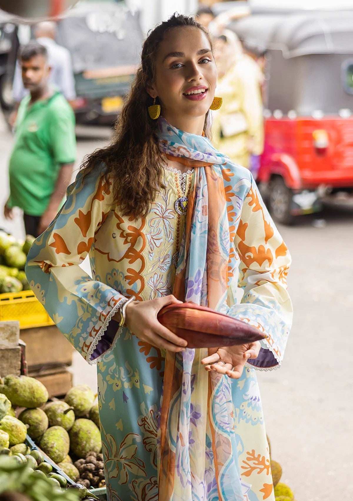 Lawn - Mushq - Hemline - La Dolce - Prints - D#3A - Zita