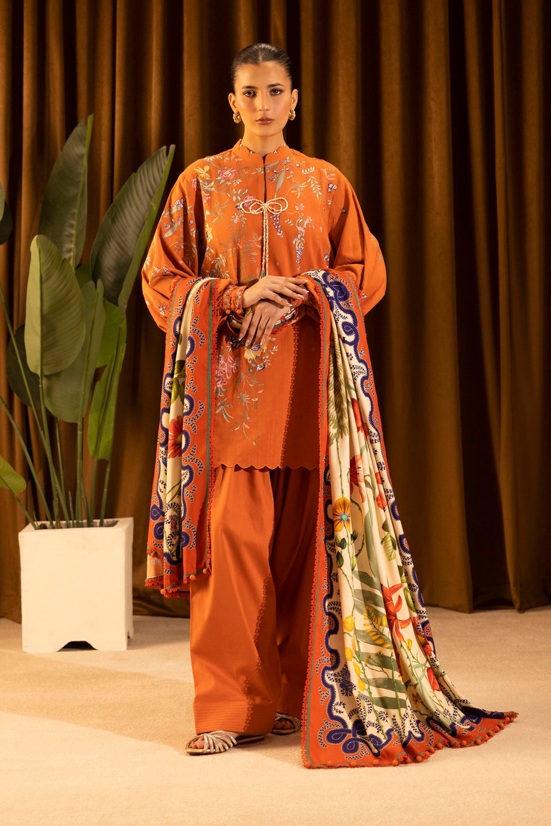 Sana Safinaz | Muzlin Winter 25 | M253-009B - Official Sana Safinaz stockist in UK - Sakeena London