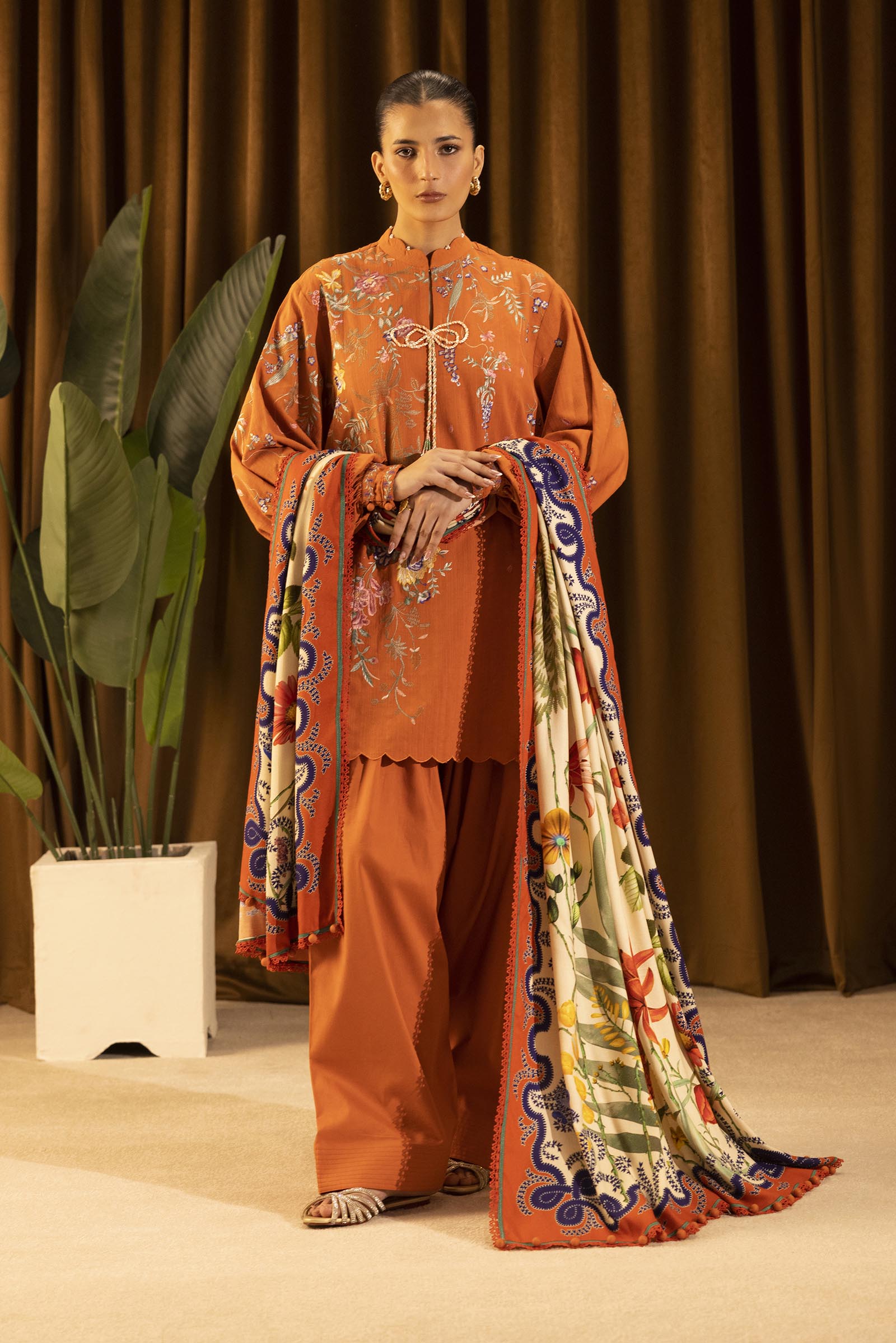 Sana Safinaz | Muzlin Winter 25 | M253-009B - Official Sana Safinaz stockist in UK - Sakeena London