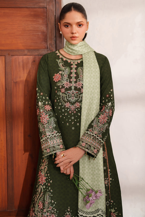 Farasha | Meline Premium Viscose 25 | Olive Drape - Official Farasha stockist in UK - Sakeena London