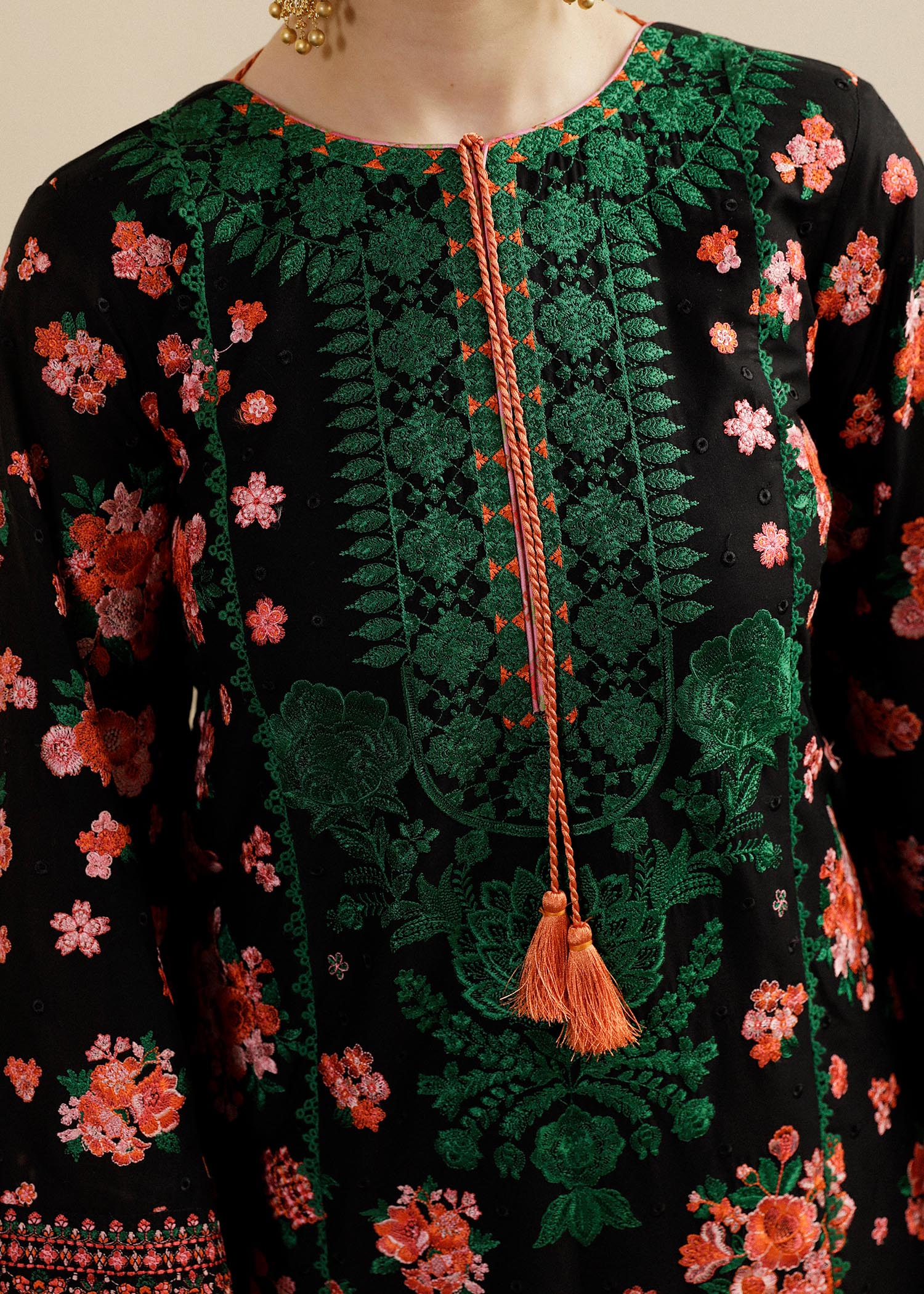 Hussain Rehar | Lawn SS 2023 | Noir - Official Hussain Rehar stockist in UK - Sakeena London