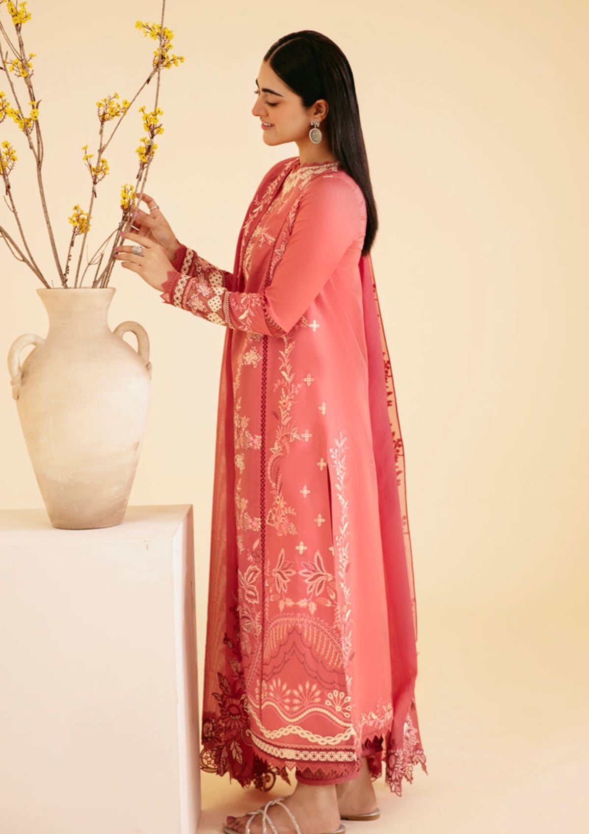 Lawn Collection - Qalamkar - Qlinekari 24 - SQ#09 - SENA