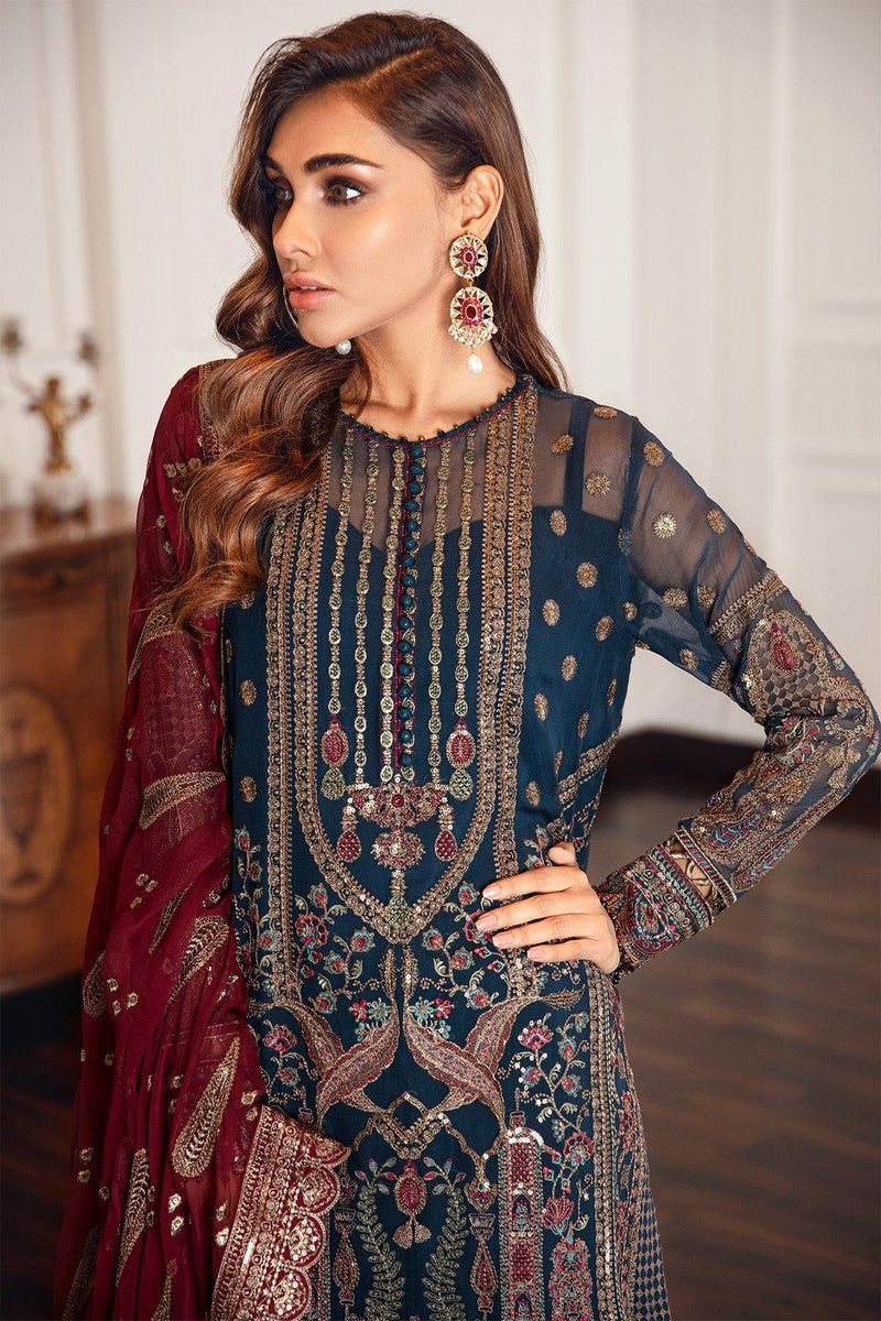 Jazmin | Formals Collection | CHIFFON UC-3049 - Official Jazmin stockist in UK - Sakeena London