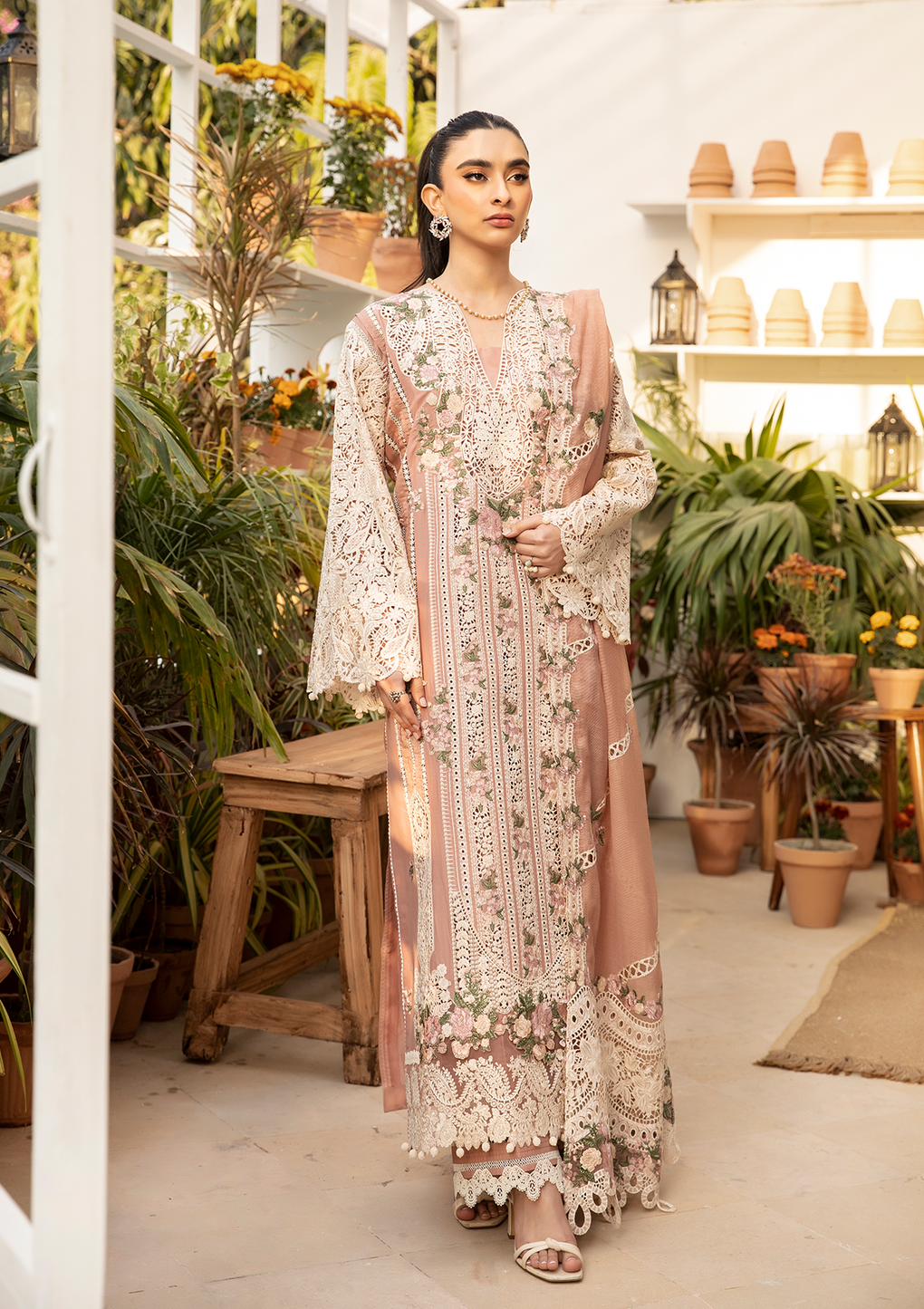 Elaf Premium | Luxury Lawn 25 | ELM-12 SHAHANA - Official Elaf Premium stockist in UK - Sakeena London
