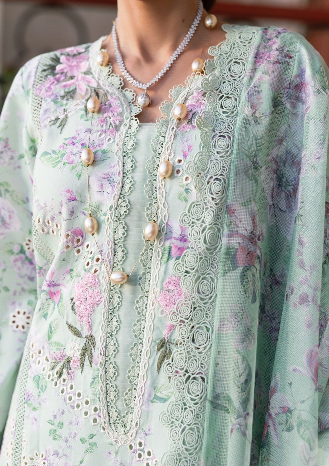 Lawn - Saira Shakira - Bloom - Eid Unstitched 25 - SSEL#5B - CELESTIAL BREEZE