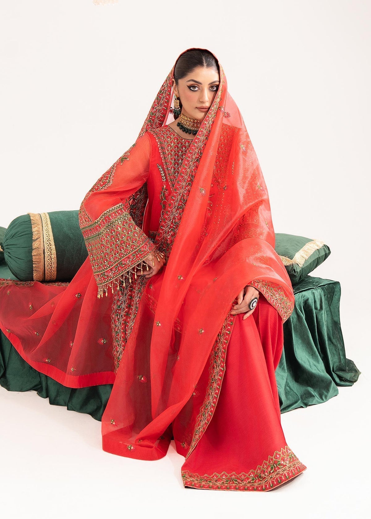 Dastoor | Sajni Luxury Eid Collection 24 | Khudeeja - Official Dastoor stockist in UK - Sakeena London