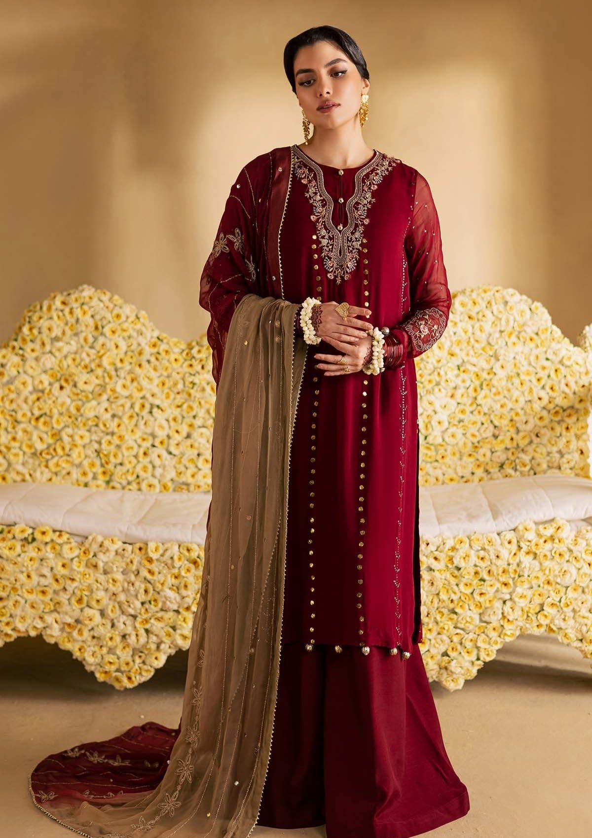 Formals - Nureh - Mukeshkari - Chiffon 25 - MK#16