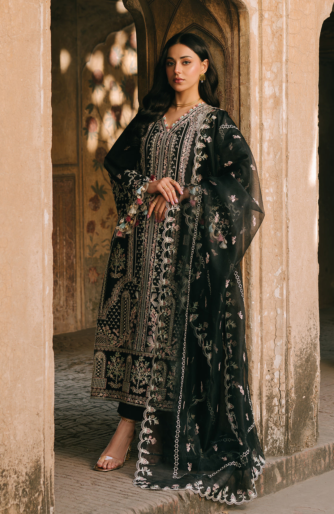 Fiona | Sarang Lawn 25 | Kara - Official Fiona stockist in UK - Sakeena London