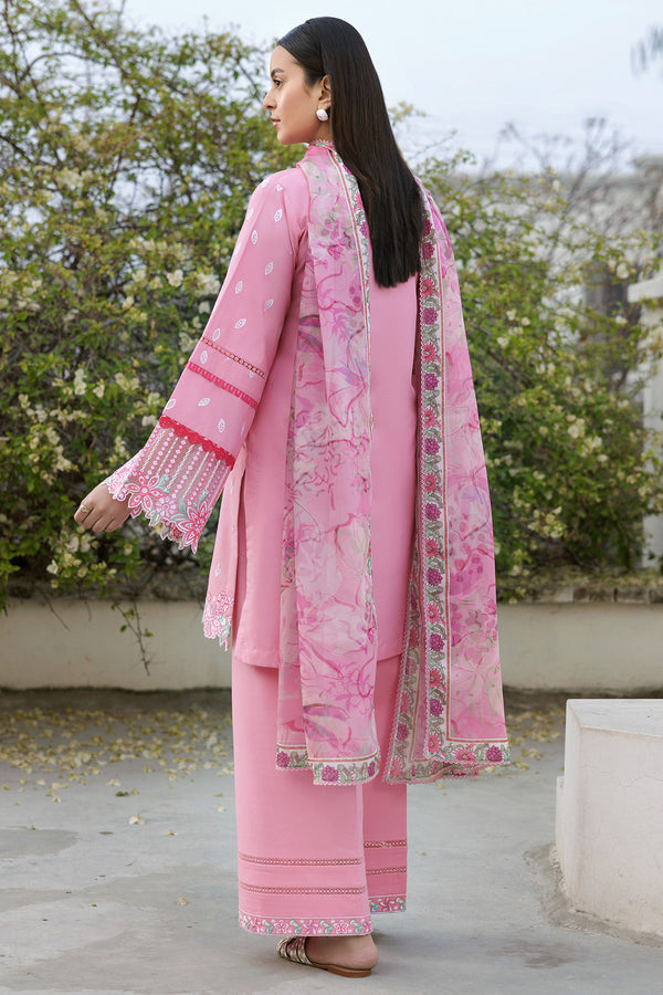 Farasha | Summer Weaves Embroidered Lawn | Soft Mist - Official Farasha stockist in UK - Sakeena London