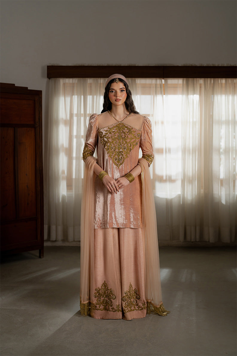 Caia | Luxury Velvet Edit 25 | Roselle (Pink) - Official Caia stockist in UK - Sakeena London