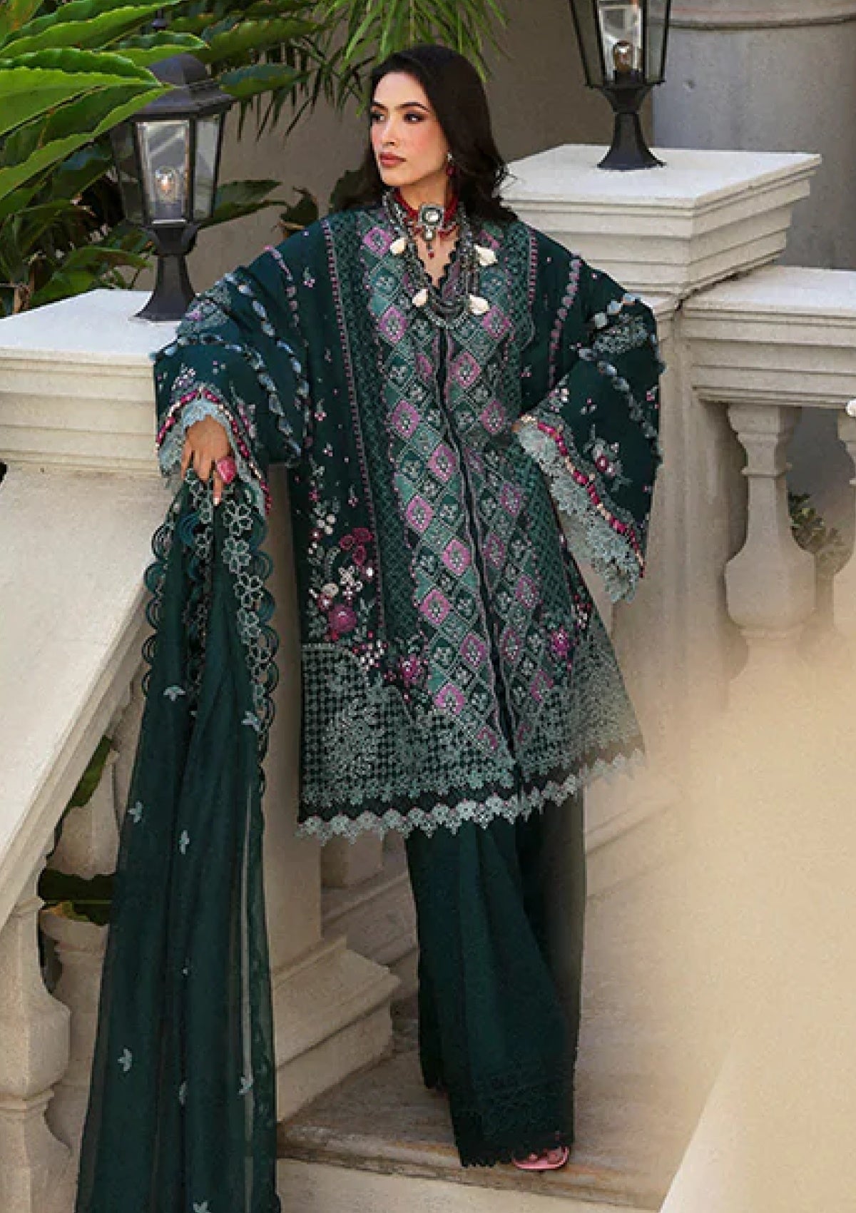 Lawn - Republic Womenswear - Kalani - Eid Luxury 25 - D1-B - Zehra