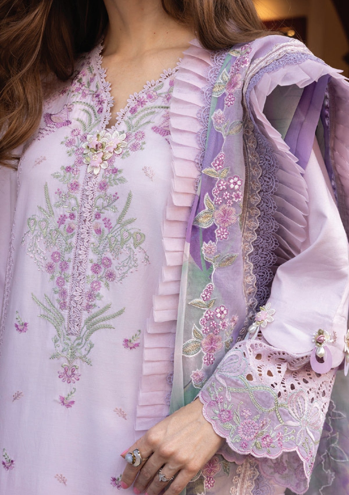 Lawn - Zarqash - Luxury Unstitched - ZQLU25#06