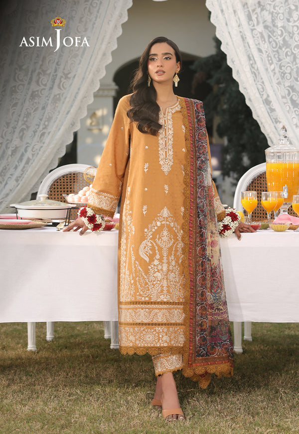 Asim Jofa | Summer Rhapsody | AJUBU-04 Embroidered Jacquard - Official Asim Jofa stockist in UK - Sakeena London