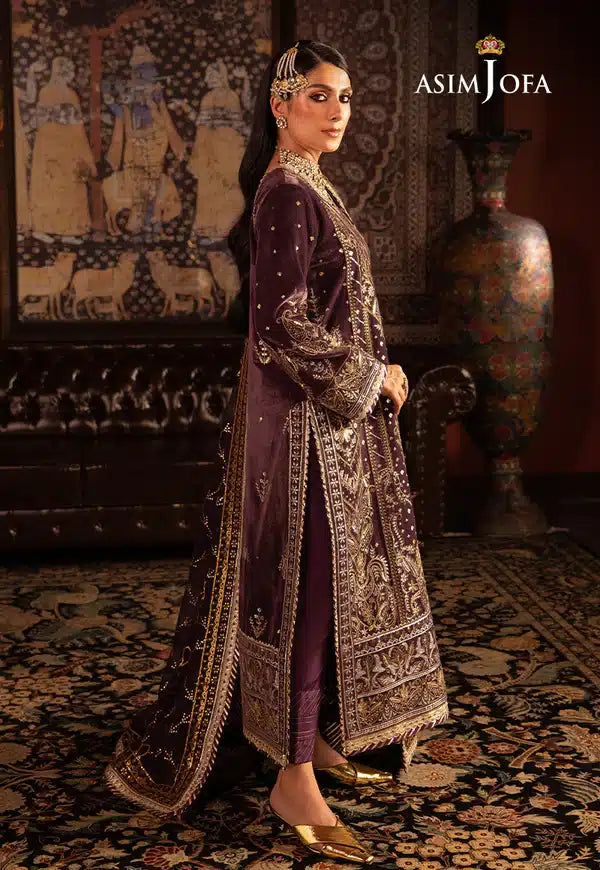 Asim Jofa | Makhmal Wedding Velvet 23 | AJMM-06 - Official Asim Jofa stockist in UK - Sakeena London