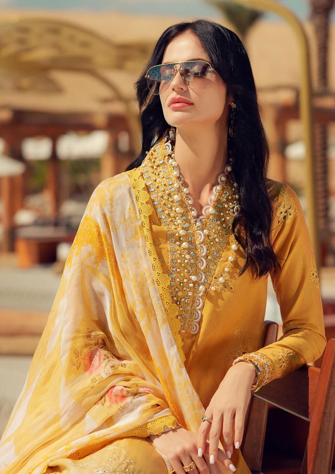 Lawn Collection - Noor by Saadia Asad - Eid Handwork LaserkariÃÂÃÂ Lawn - SL24#09