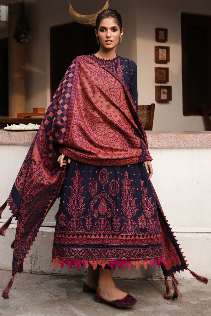 Jazmin | Winter Edition 24 | SLUB KHADDAR UW-0074 - Official Jazmin stockist in UK - Sakeena London