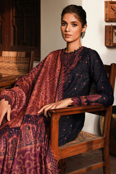 Jazmin | Winter Edition 24 | SLUB KHADDAR UW-0074 - Official Jazmin stockist in UK - Sakeena London