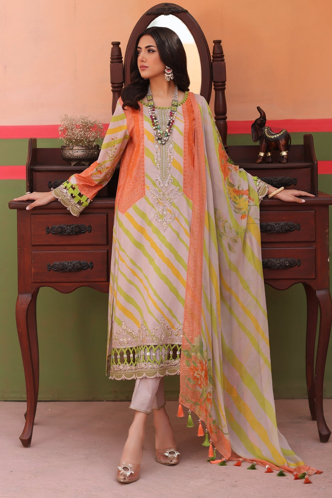 Charizma | Lawn Collection 24 | AG4-06 - Official Charizma stockist in UK - Sakeena London