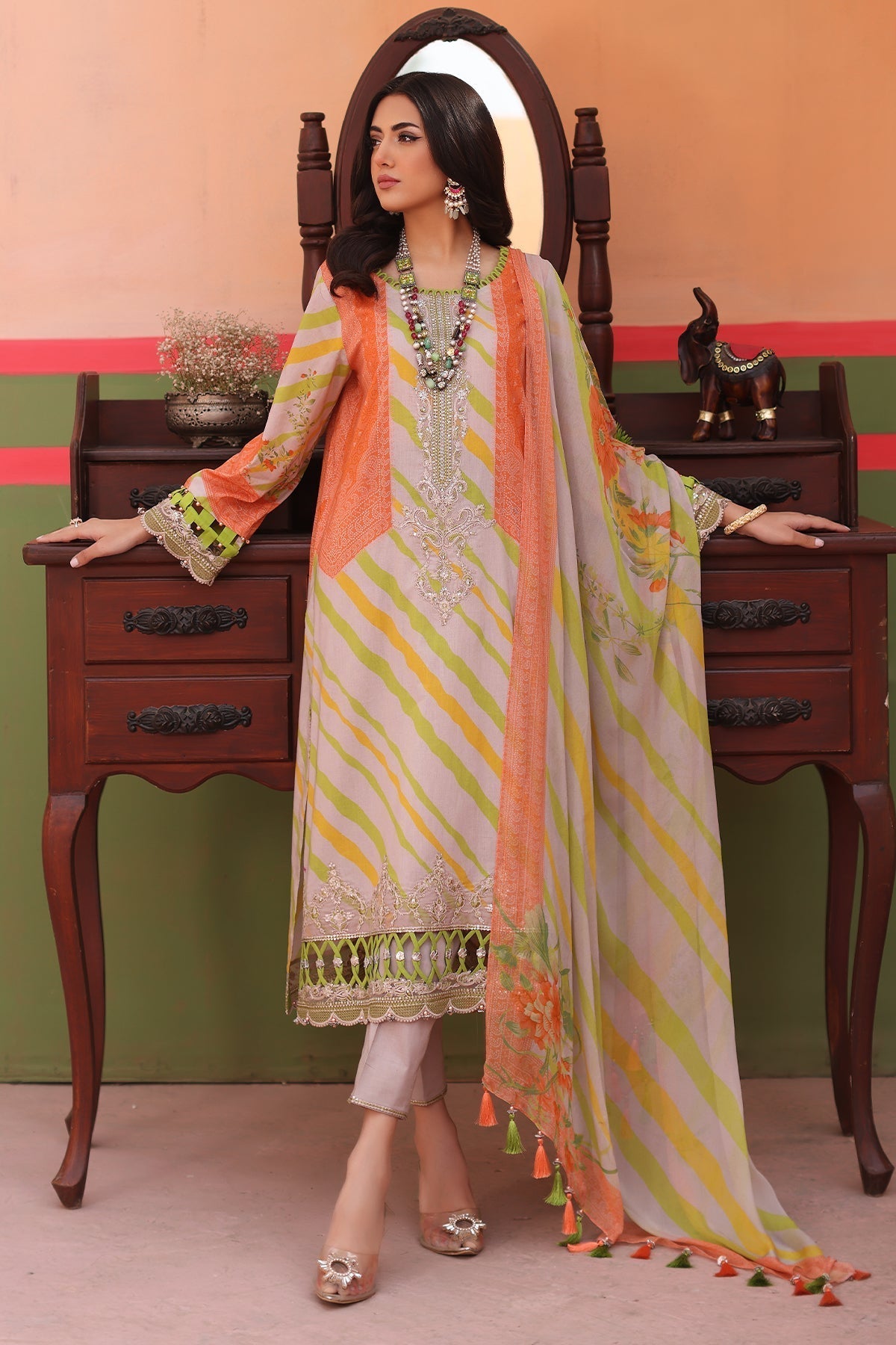 Charizma | Lawn Collection 24 | AG4-06 - Official Charizma stockist in UK - Sakeena London