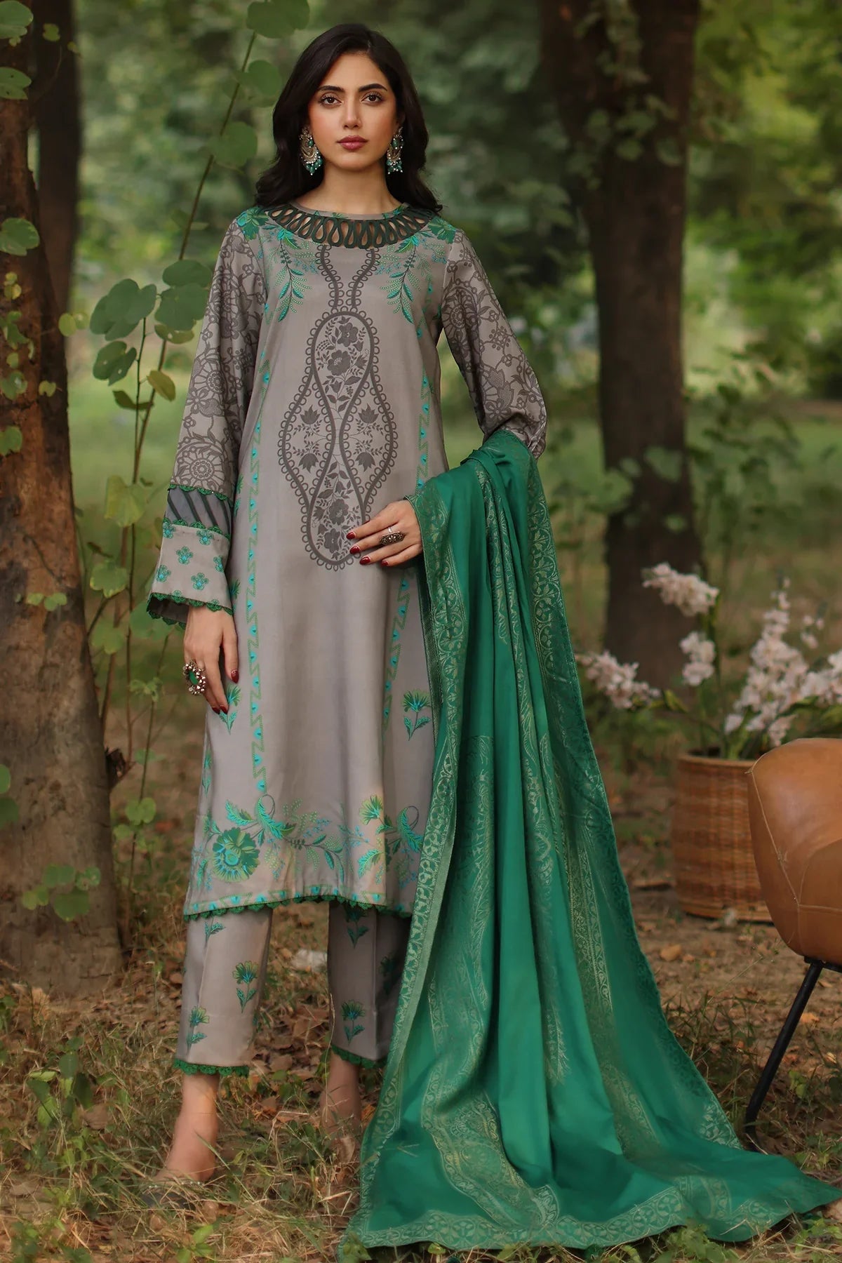 Winter Collection - Charizma - Signature Printed Linen Jacquard - SPW4 - 04
