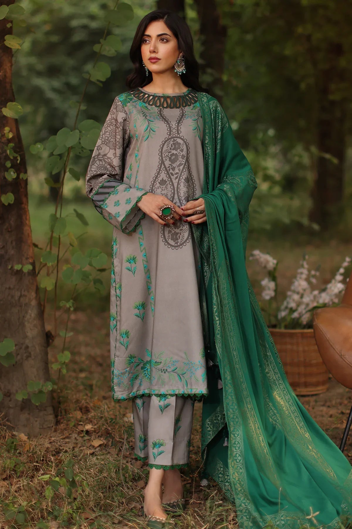 Winter Collection - Charizma - Signature Printed Linen Jacquard - SPW4 - 04