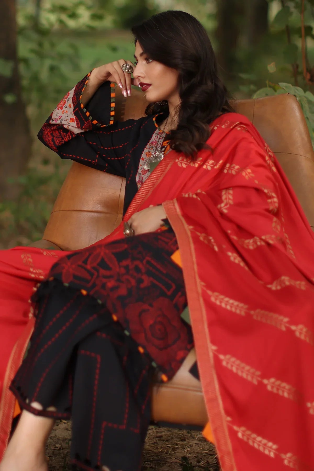 Winter Collection - Charizma - Signature Printed Linen Jacquard - SPW4 - 05
