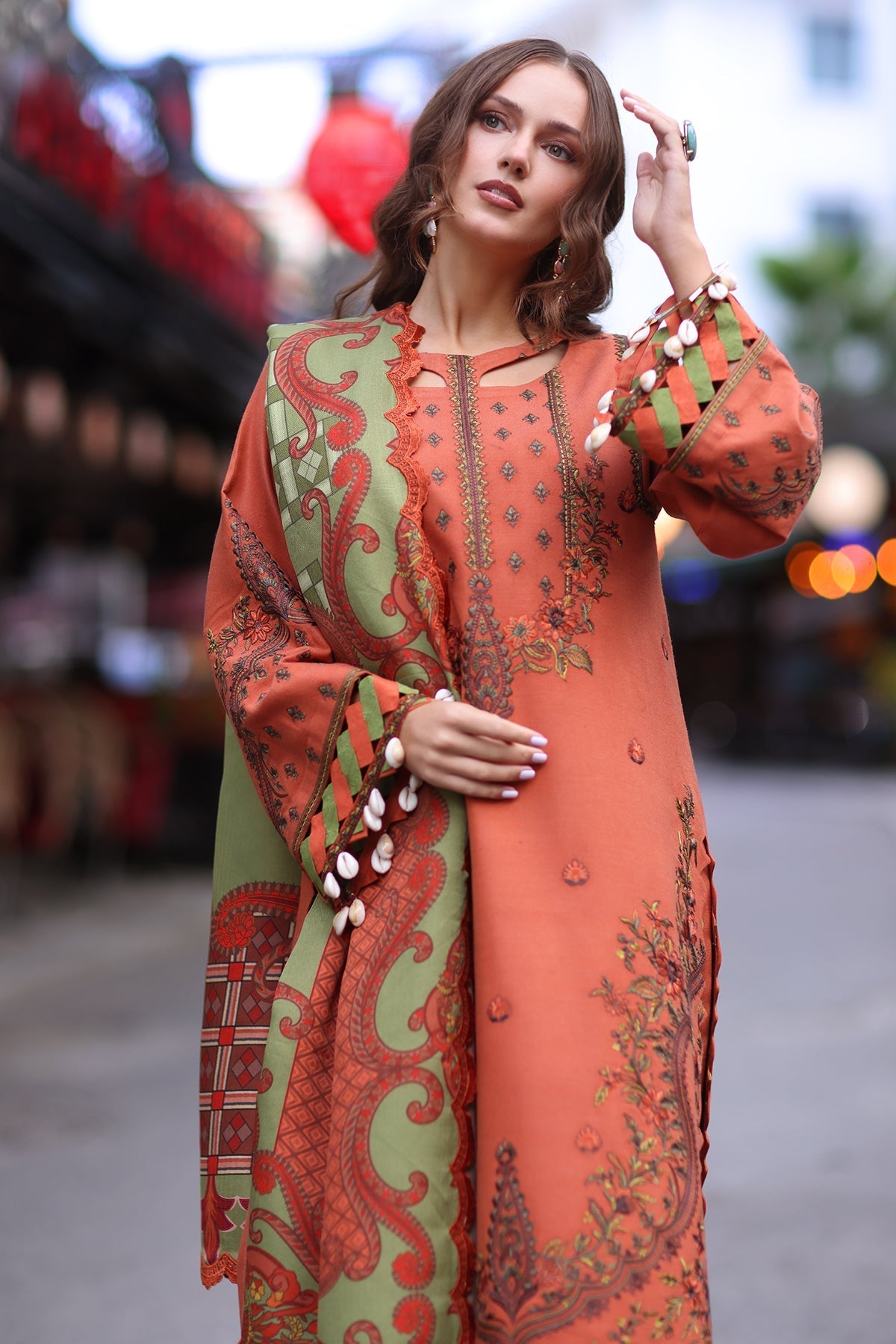 Charizma | Poshima Shawl | PS4-01 - Official Charizma stockist in UK - Sakeena London