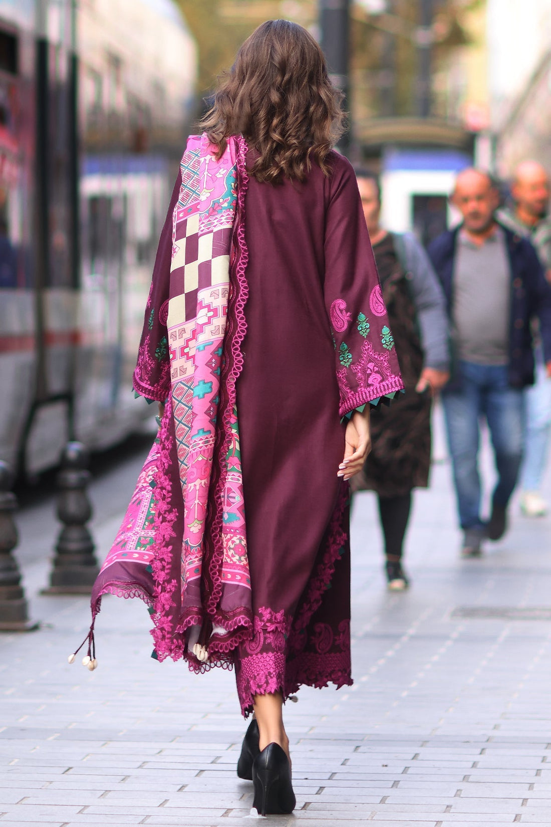 Charizma | Poshima Shawl | PS4-05 - Official Charizma stockist in UK - Sakeena London
